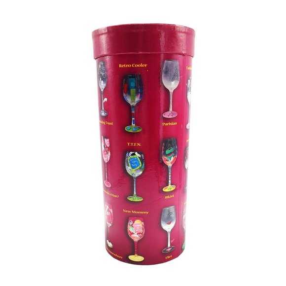 Lolita BIRTHDAY GIRL Love My Wine Collection Hand Painted Wine Glass 15 oz - Picture 1 of 11